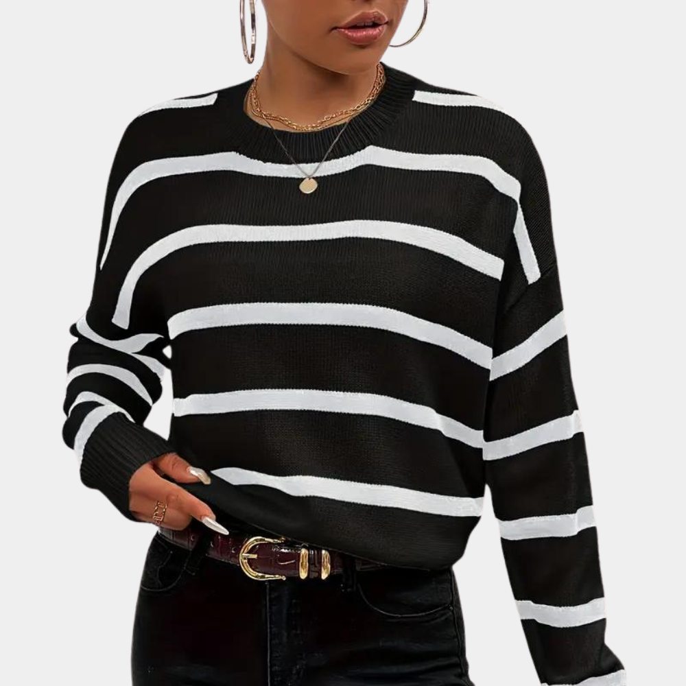 Maglione a Righe | Oversize e Morbido | Stile Casual Chic