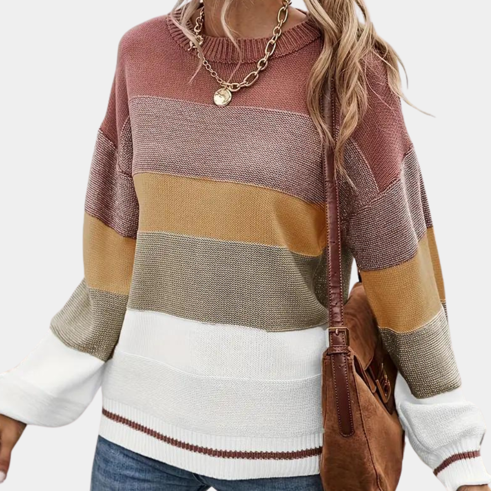 Maglione a Righe | Morbido e Caldo | Stile Casual Chic