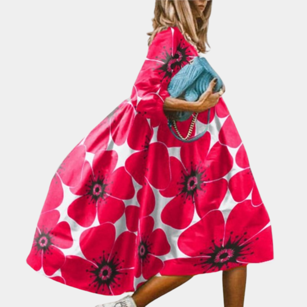 Abito Midi Floreale | Leggero & Colorato | Stile Estivo