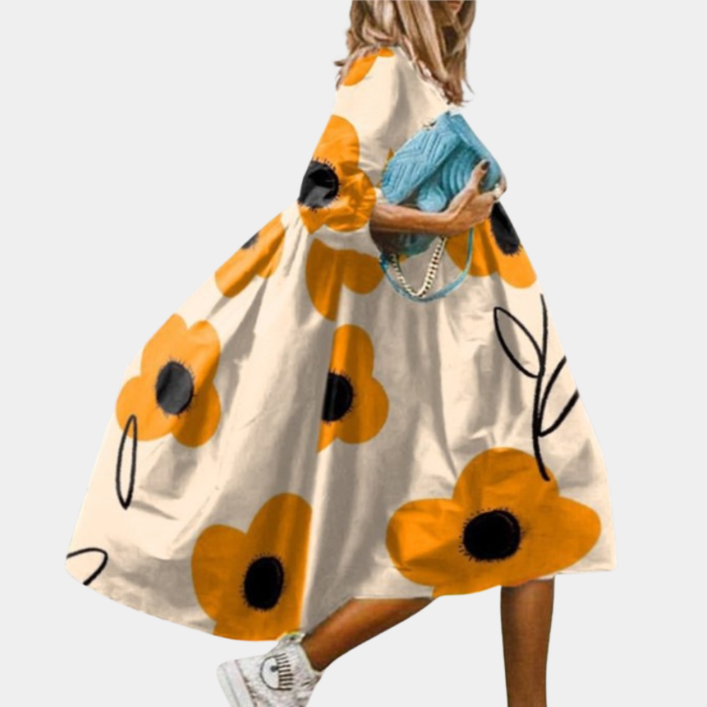 Abito Midi Floreale | Leggero & Colorato | Stile Estivo