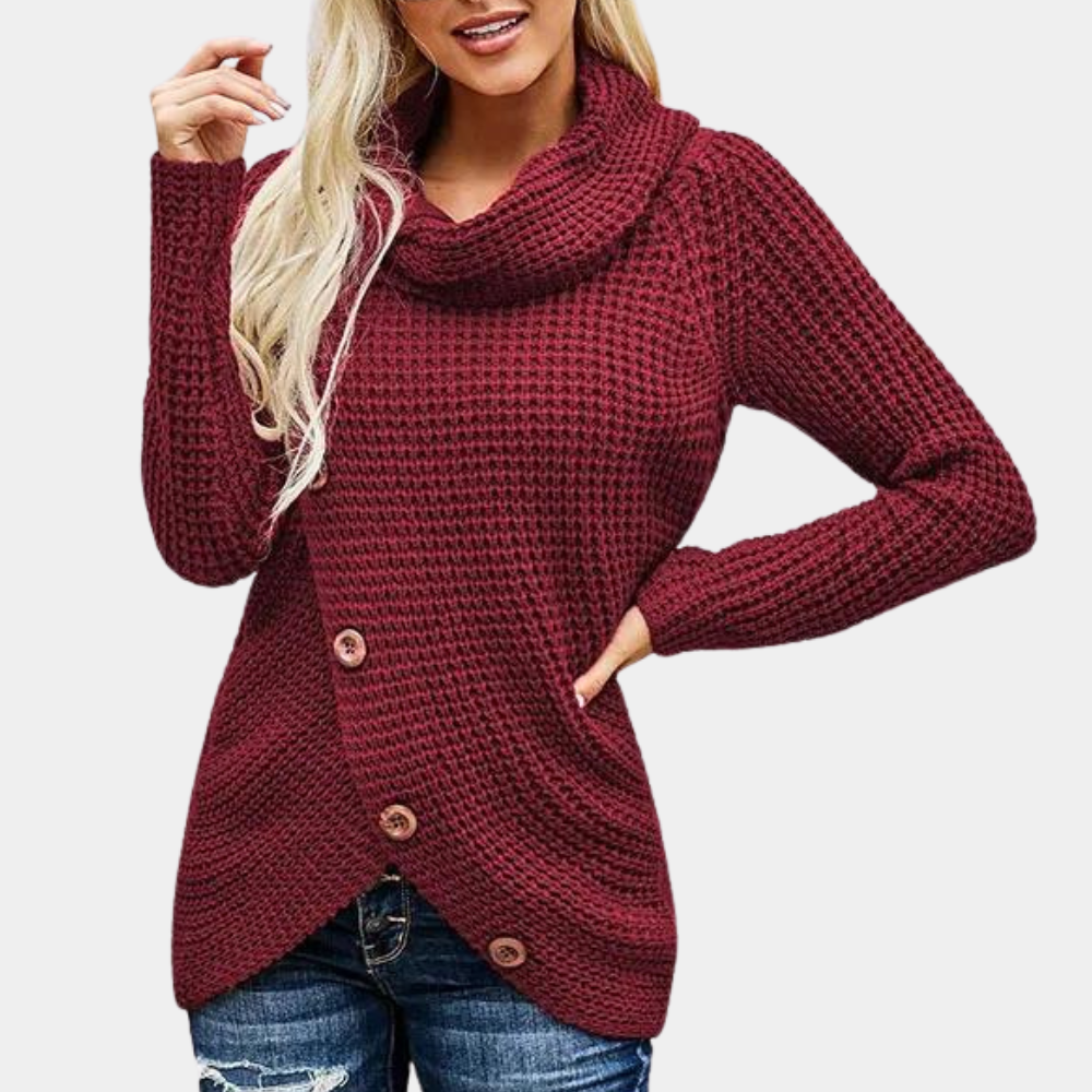 Cardigan in Maglia | Bottoni Laterali | Caldo ed Elegante