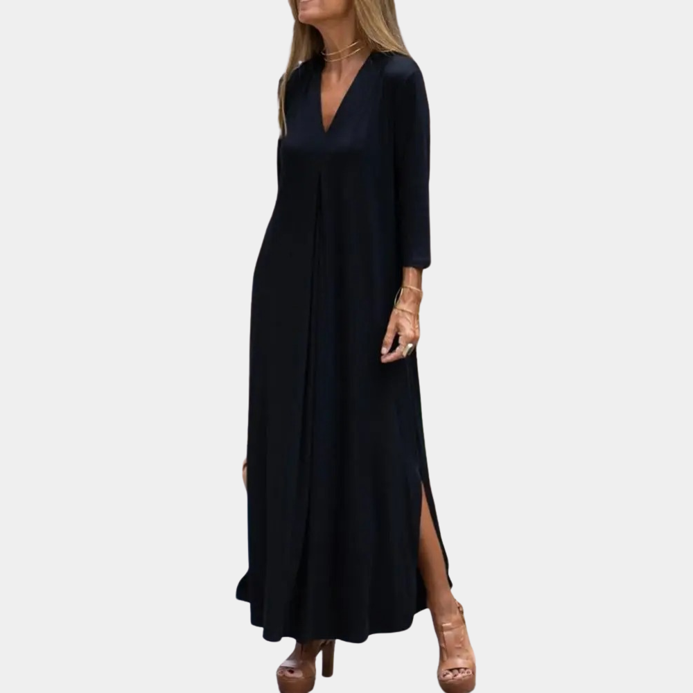 Maxi Dress con Scollo a V | Flowy | Elegante & Versatile