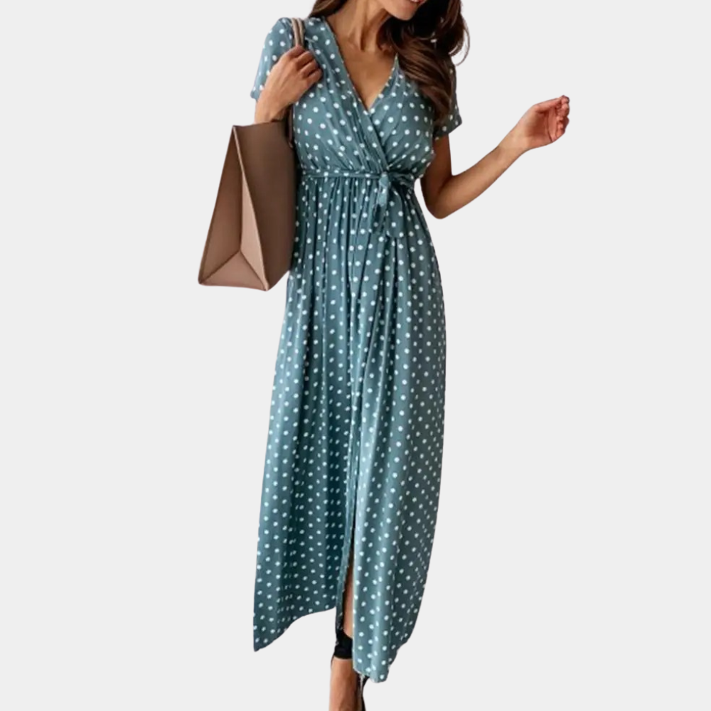Abito Midi a Pois | Elegante | Femminile e Raffinato