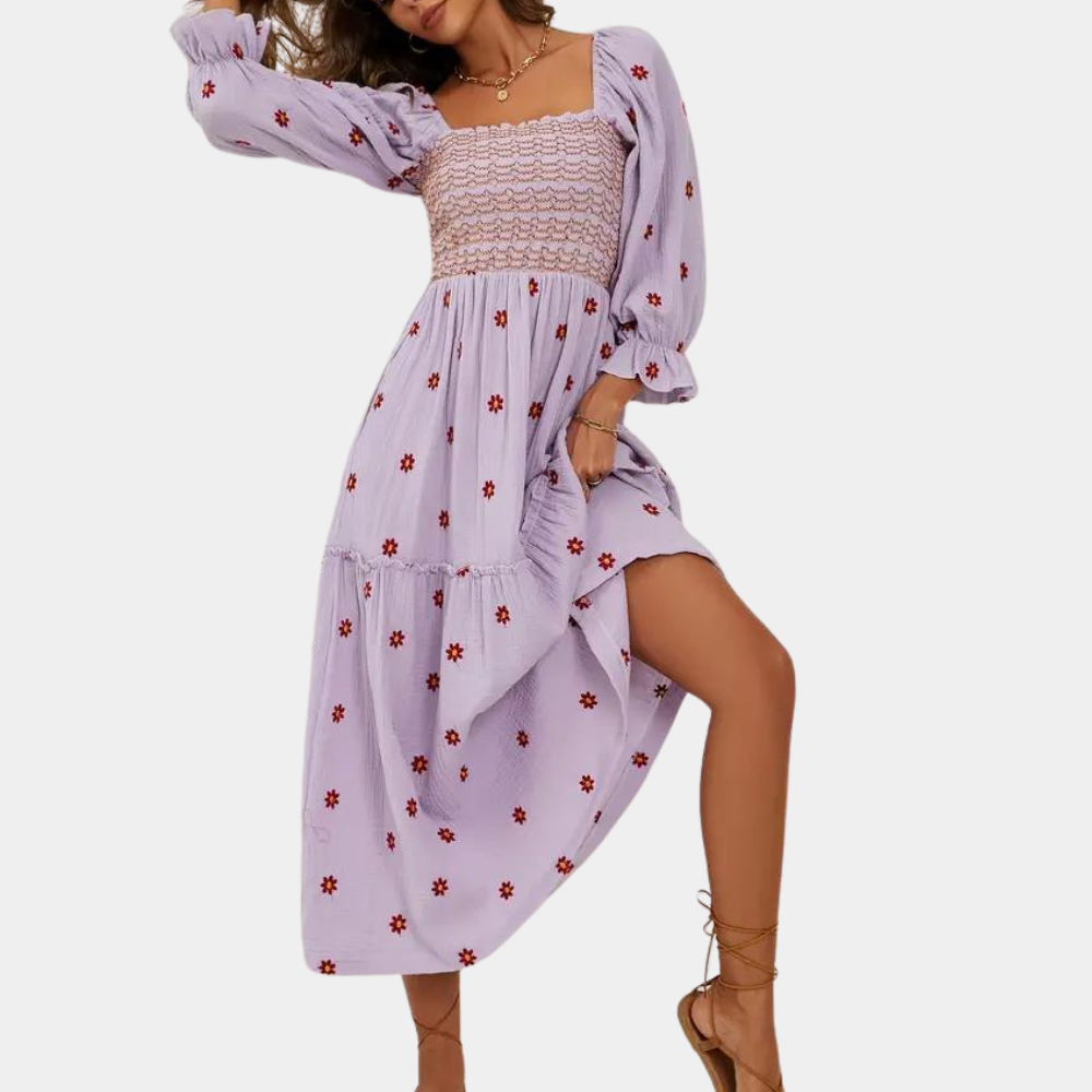 Abito Midi Boho | Romantico | Leggero e Femminile