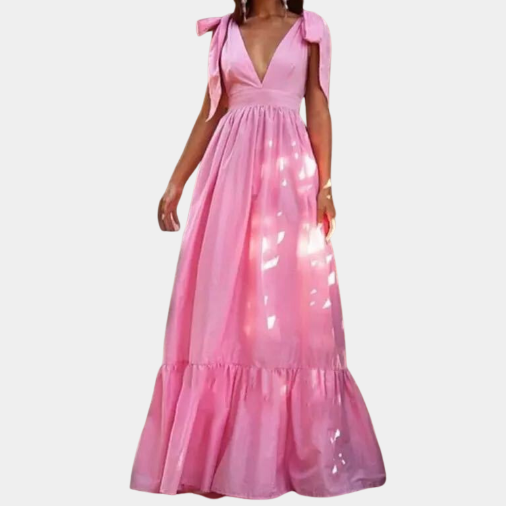 Maxi Abito Satinato | Elegante | Luminoso e Raffinato