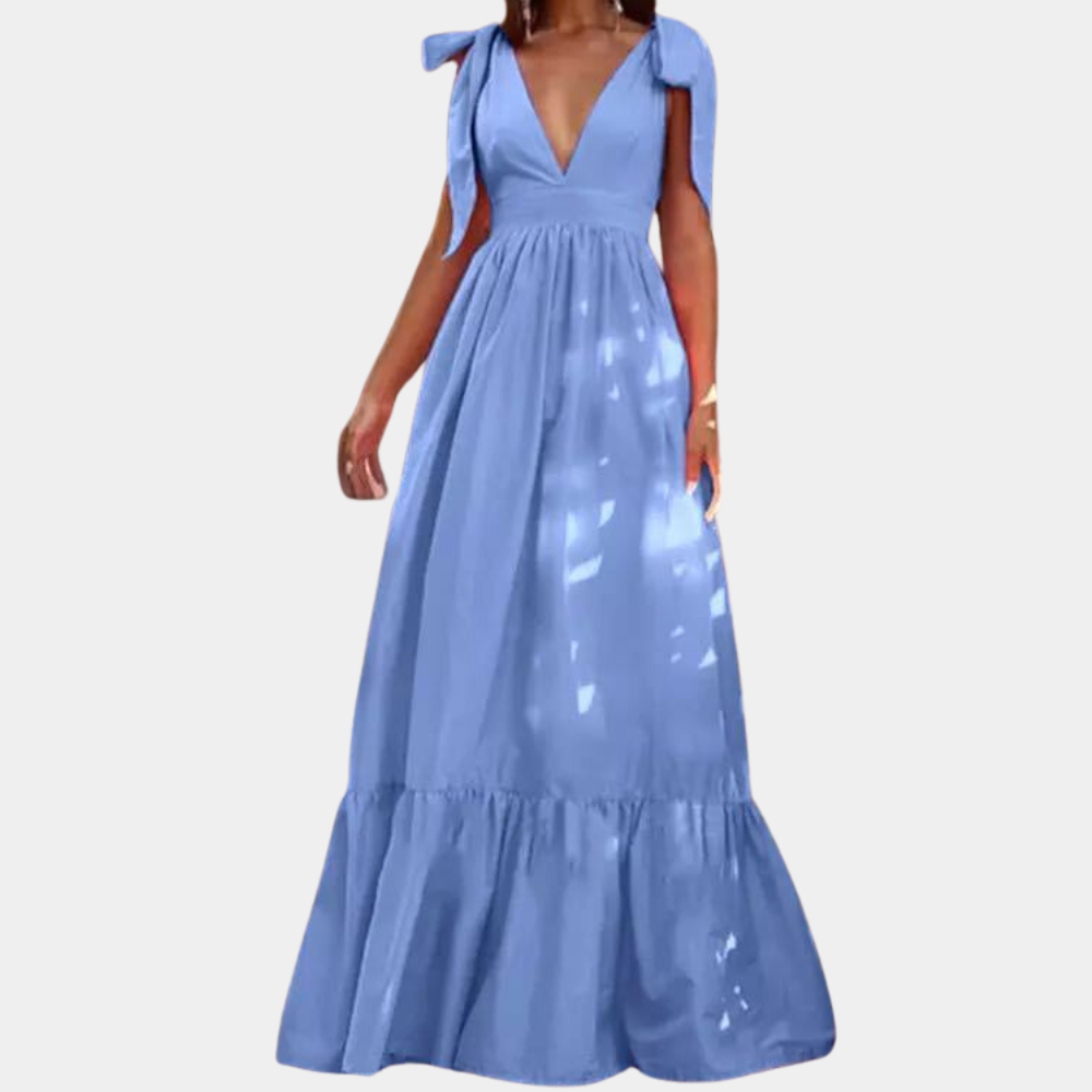 Maxi Abito Satinato | Elegante | Luminoso e Raffinato