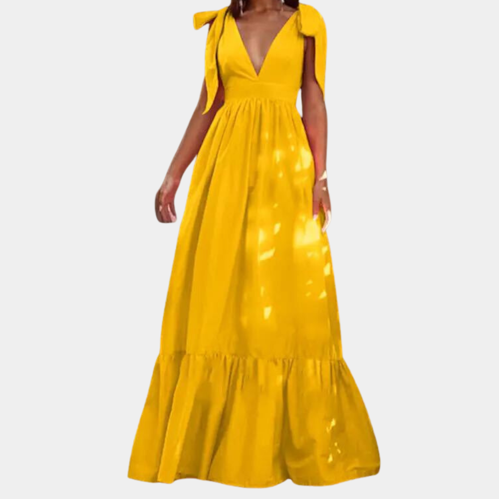Maxi Abito Satinato | Elegante | Luminoso e Raffinato
