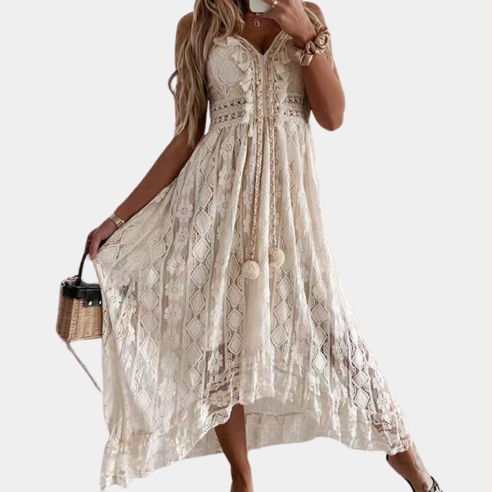 Maxi Dress in Pizzo | Boho | Elegante & Flowy