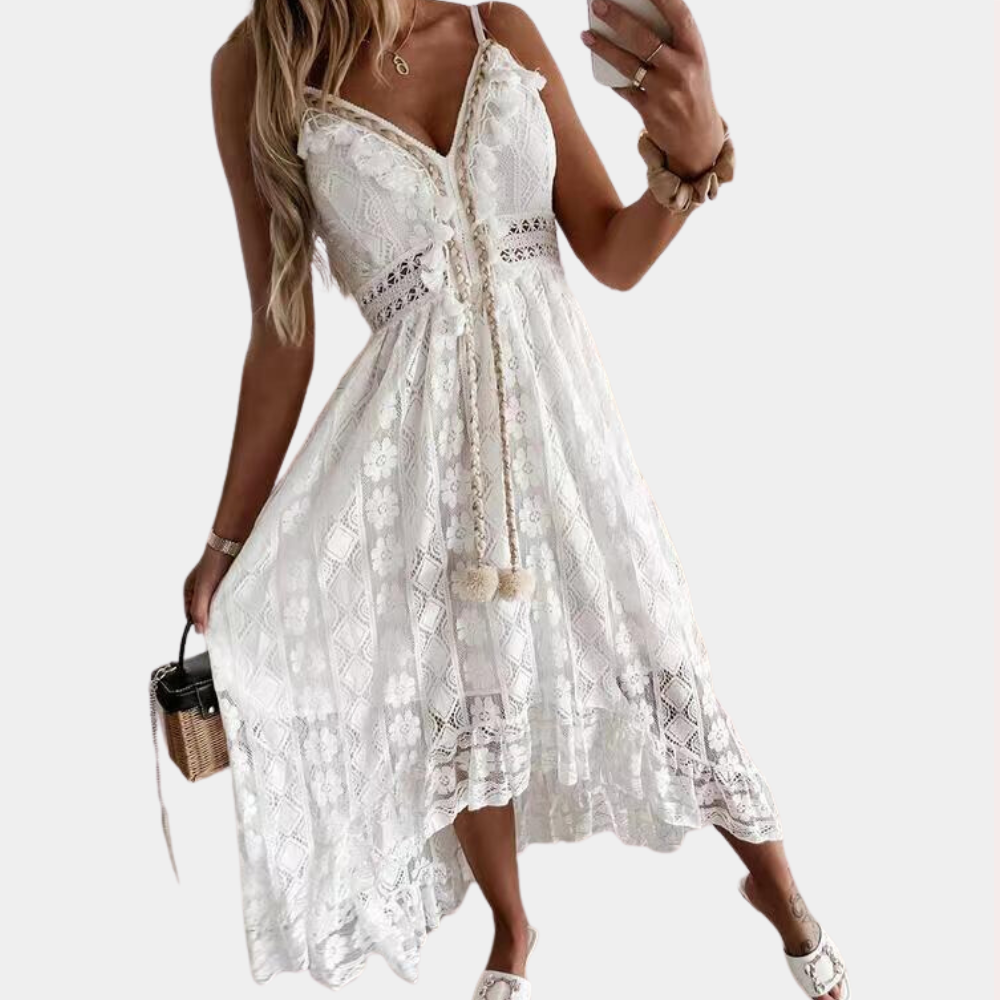 Maxi Dress in Pizzo | Boho | Elegante & Flowy