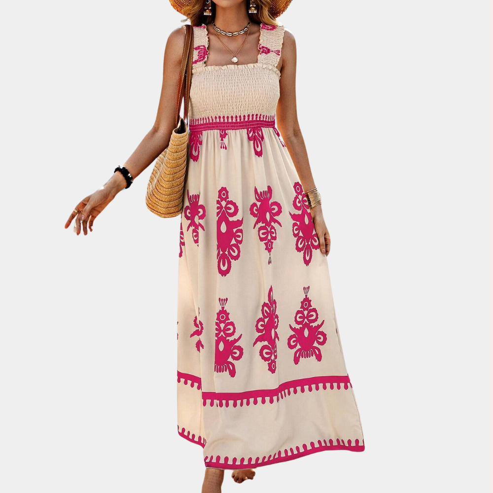 Maxi Abito Etnico | Boho Chic | Fresco e Raffinato