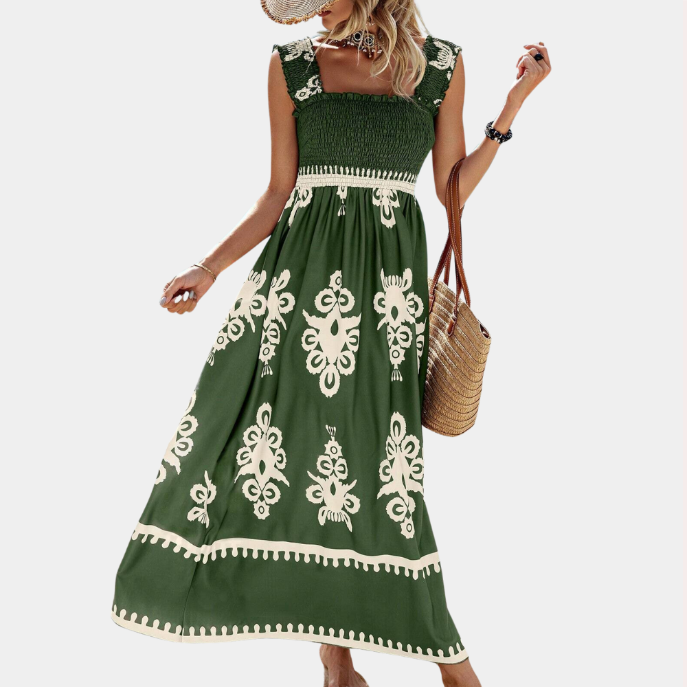 Maxi Abito Etnico | Boho Chic | Fresco e Raffinato