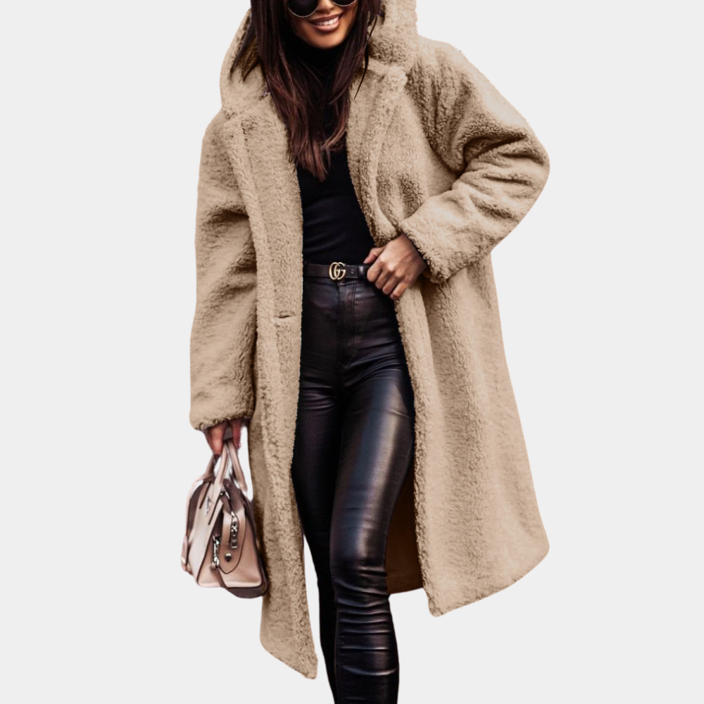 Cappotto Lungo | Peluche Morbido | Elegante e Caldo