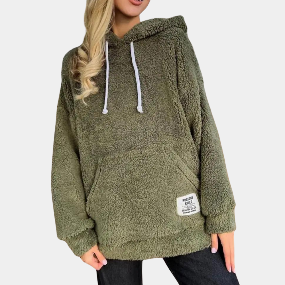 Felpa Oversize in Peluche | Morbida e Calda | Stile Casual e Comodo