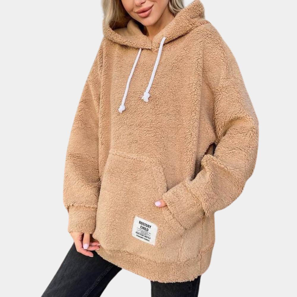 Felpa Oversize in Peluche | Morbida e Calda | Stile Casual e Comodo