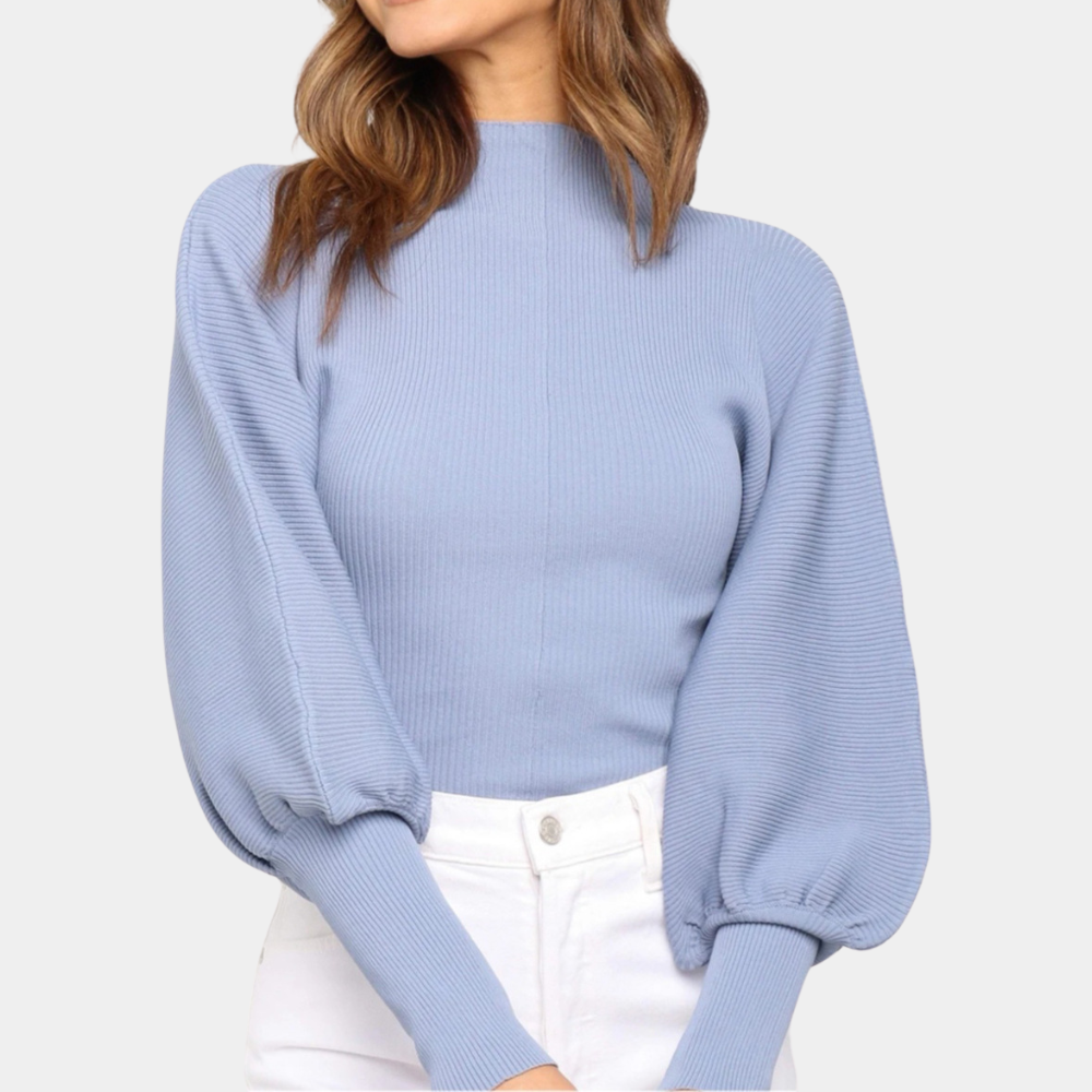 Maglione Corto | Maniche a Sbuffo | Elegante e Moderno
