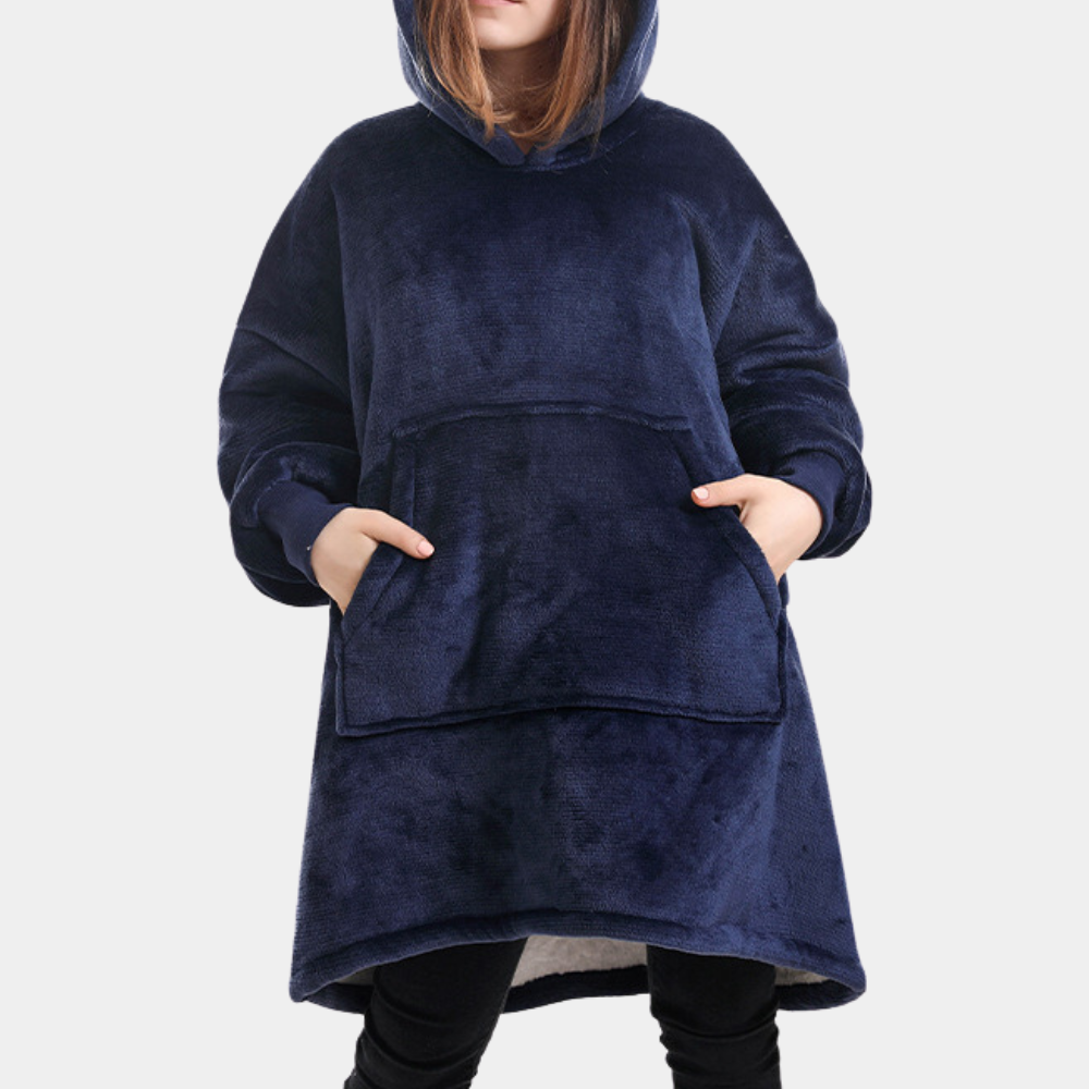 Maxi Hoodie in Pile | Oversize | Morbido e Caldo