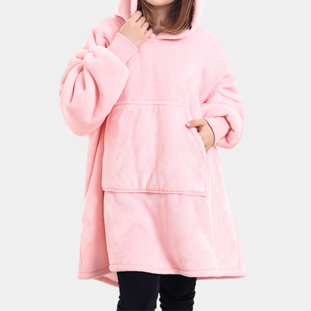 Maxi Hoodie in Pile | Oversize | Morbido e Caldo