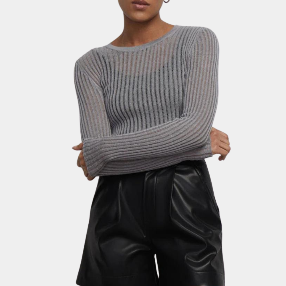 Maglione a Coste | Maglia | Elegante e Aderente