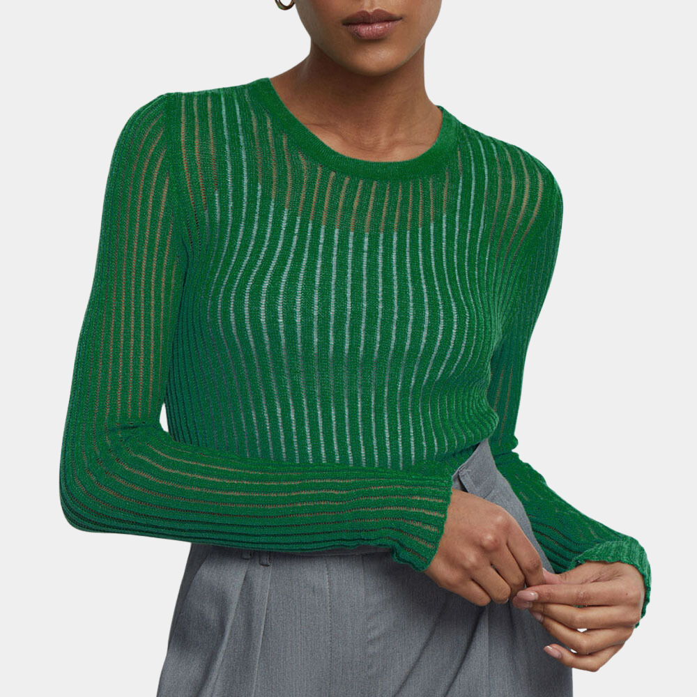 Maglione a Coste | Maglia | Elegante e Aderente
