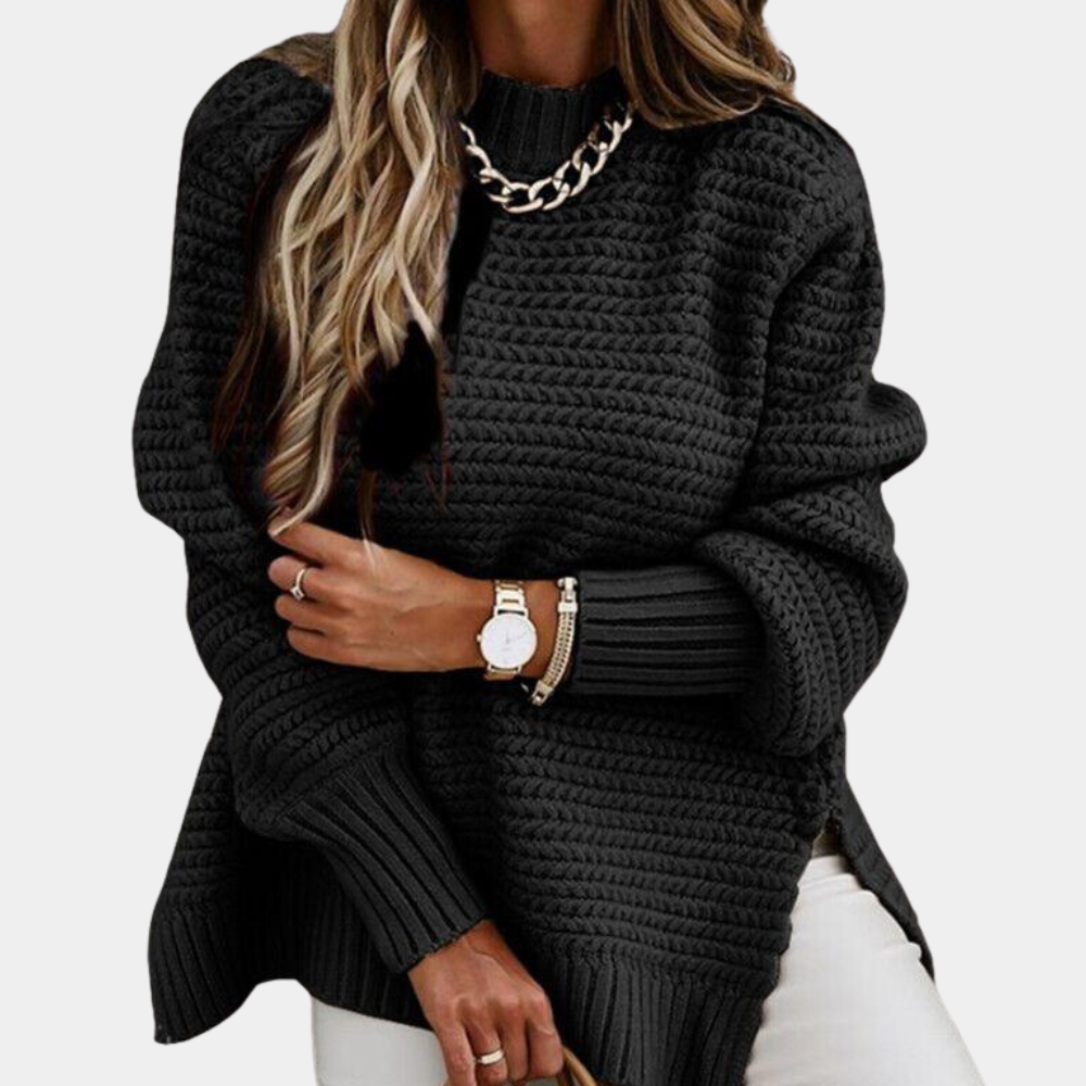 Maglione Oversize a Maglia Grossa | Misto Lana | Caldo e di Tendenza