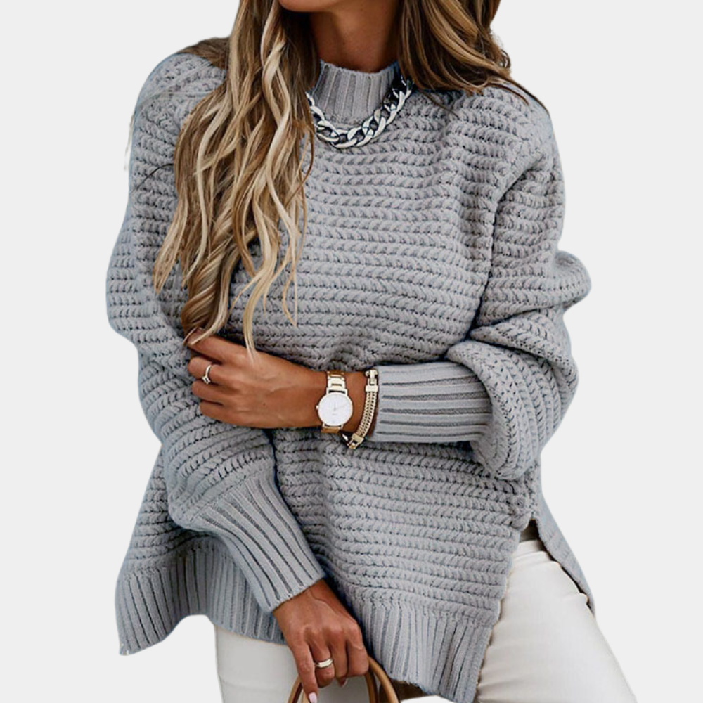 Maglione Oversize a Maglia Grossa | Misto Lana | Caldo e di Tendenza