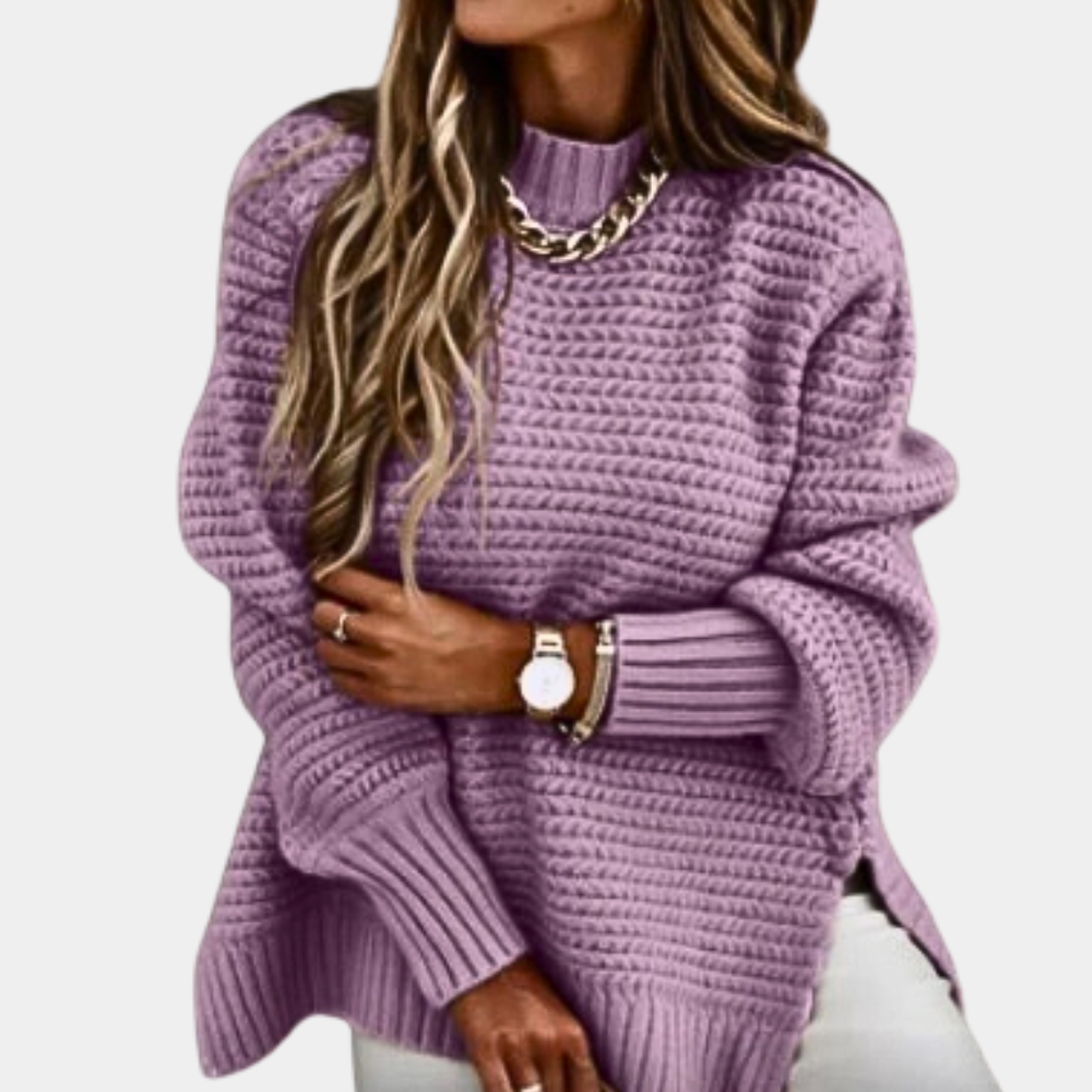 Maglione Oversize a Maglia Grossa | Misto Lana | Caldo e di Tendenza