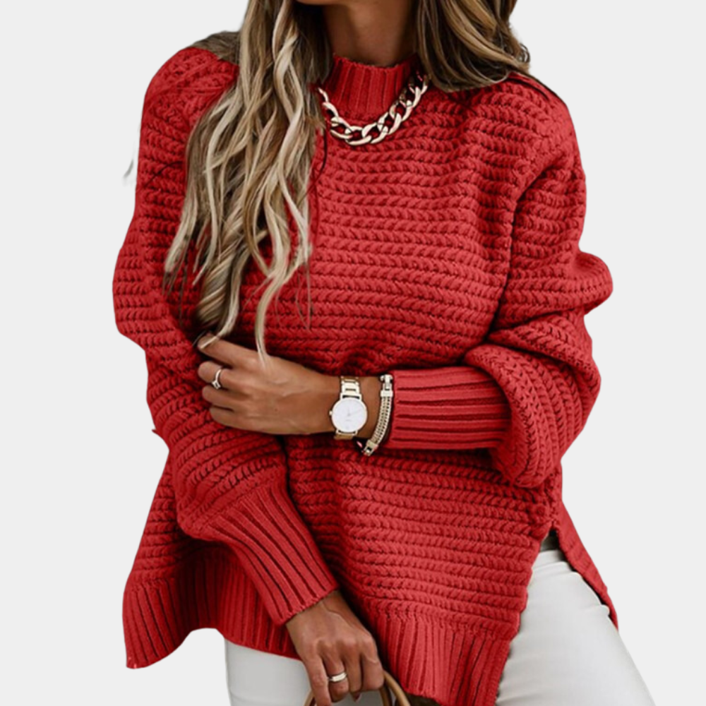 Maglione Oversize a Maglia Grossa | Misto Lana | Caldo e di Tendenza