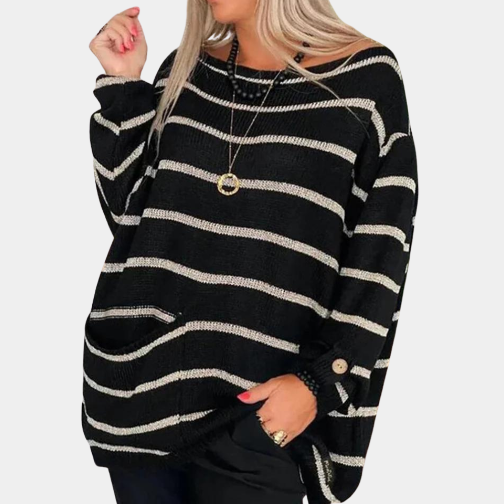 Maglione Oversize | Righe Colorate | Casual e Confortevole