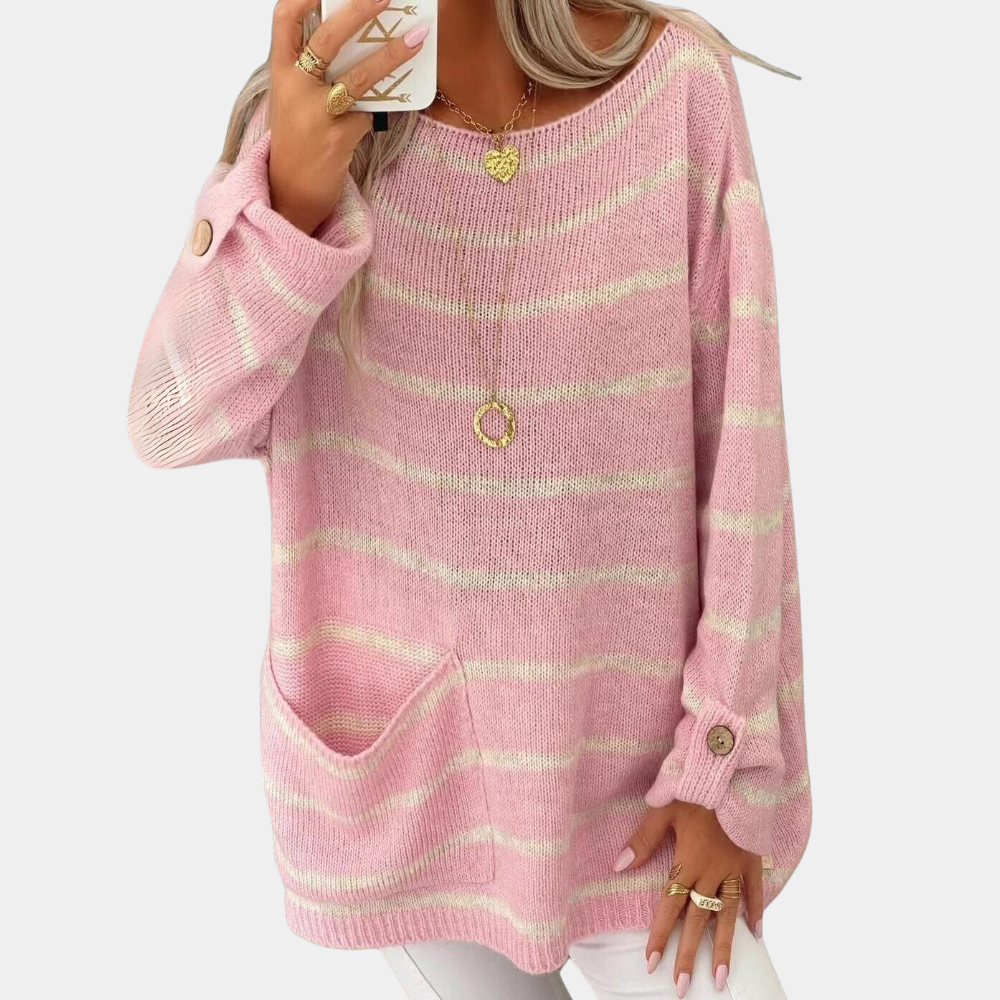 Maglione Oversize | Righe Colorate | Casual e Confortevole