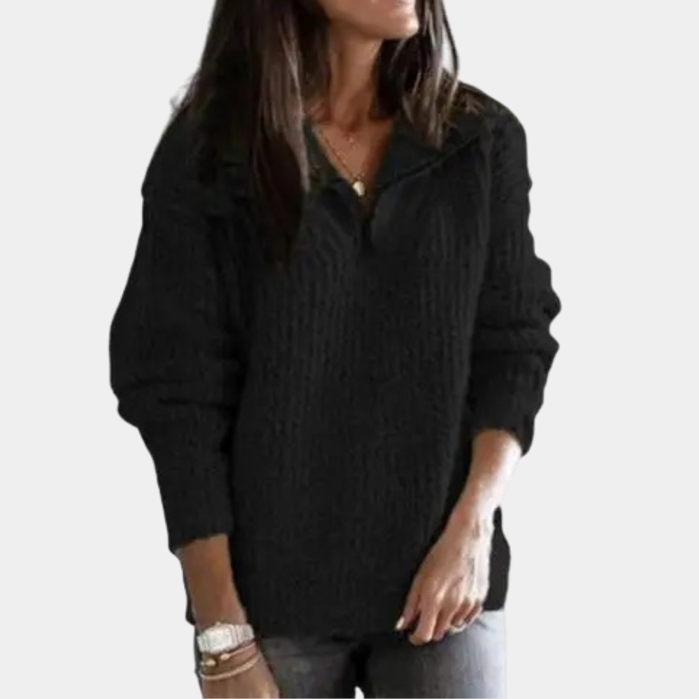 Maglione in Maglia | Collo a V | Morbido e Caldo