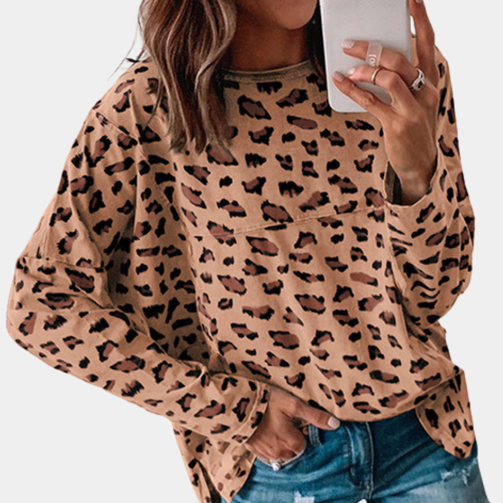 Maglia Oversize | Stampa Animalier | Comoda e di Tendenza