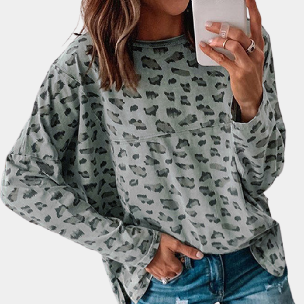 Maglia Oversize | Stampa Animalier | Comoda e di Tendenza