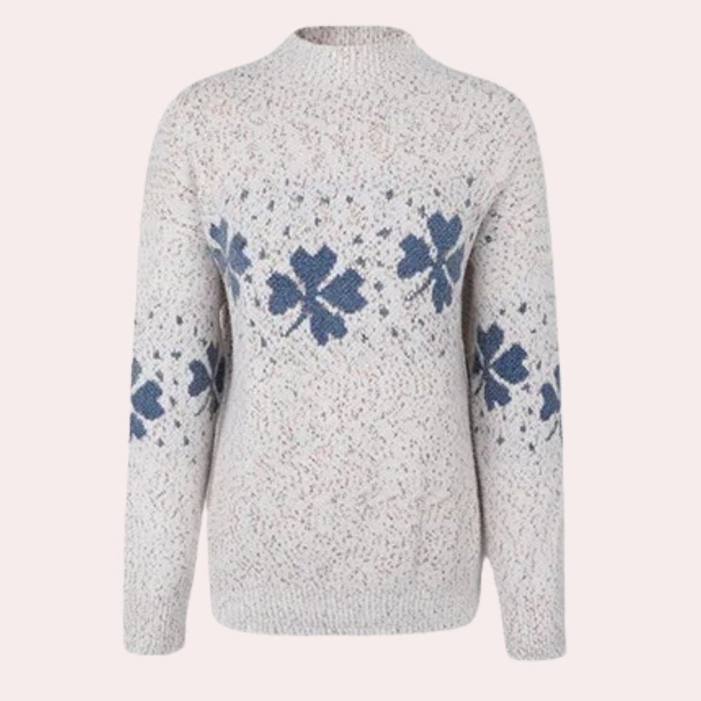 Maglione Invernale con Fiocchi di Neve | Morbido e Caldo | Stile Cozy Chic
