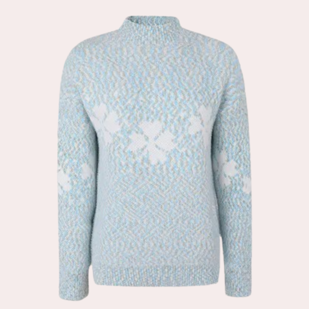 Maglione Invernale con Fiocchi di Neve | Morbido e Caldo | Stile Cozy Chic