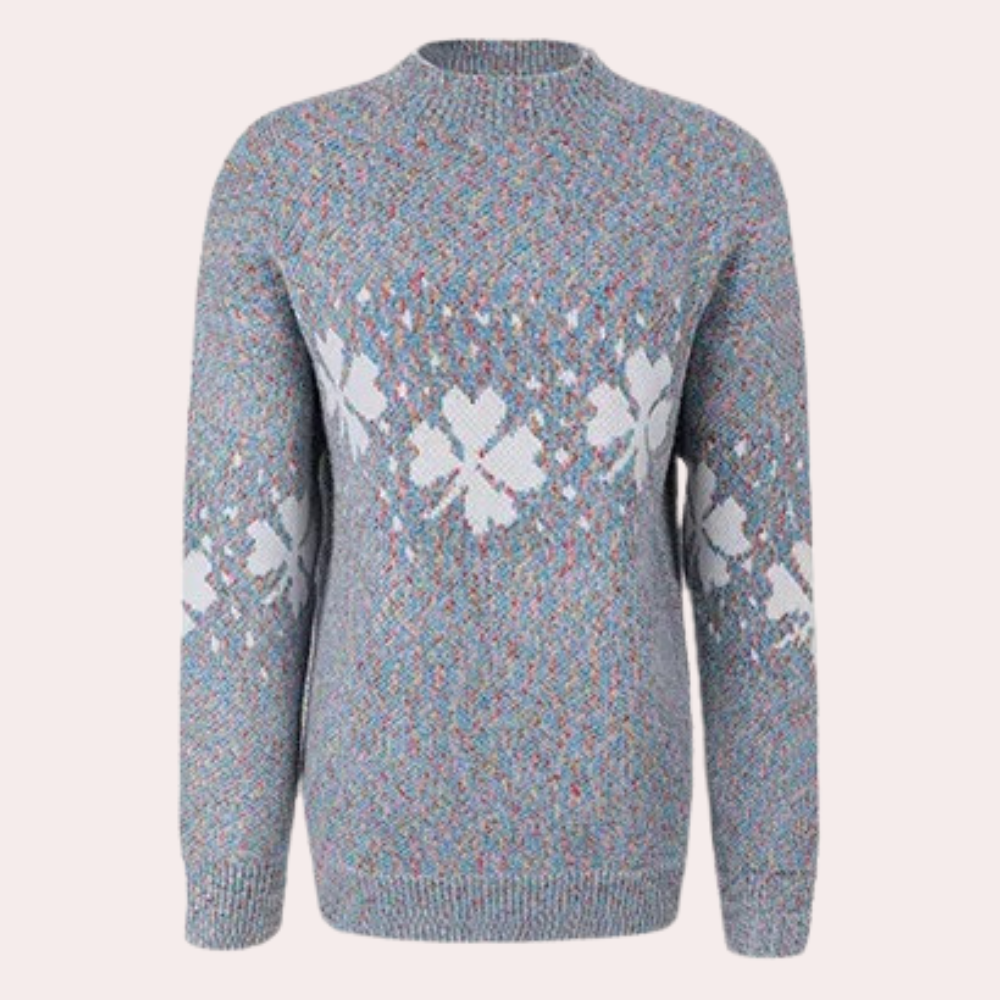 Maglione Invernale con Fiocchi di Neve | Morbido e Caldo | Stile Cozy Chic