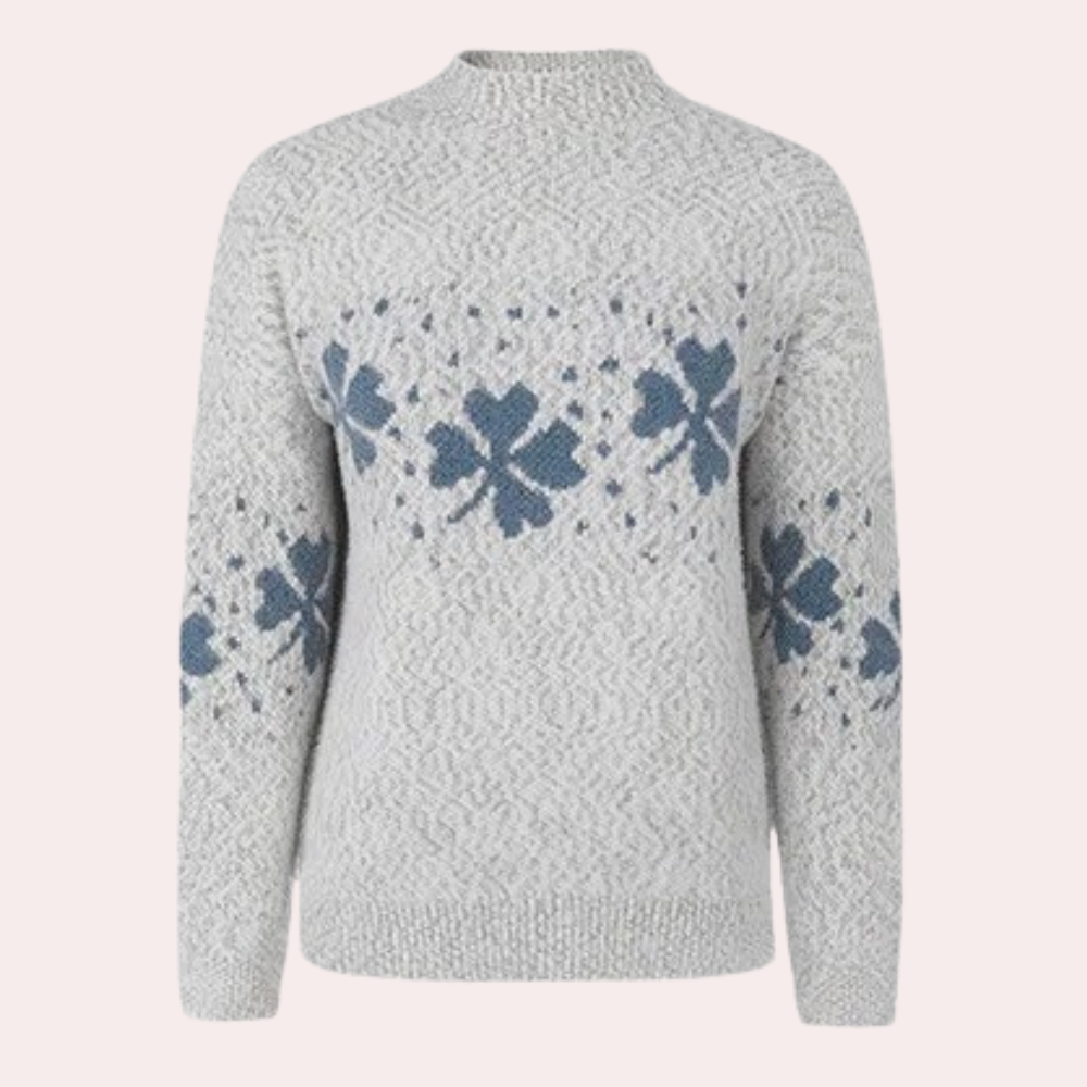 Maglione Invernale con Fiocchi di Neve | Morbido e Caldo | Stile Cozy Chic