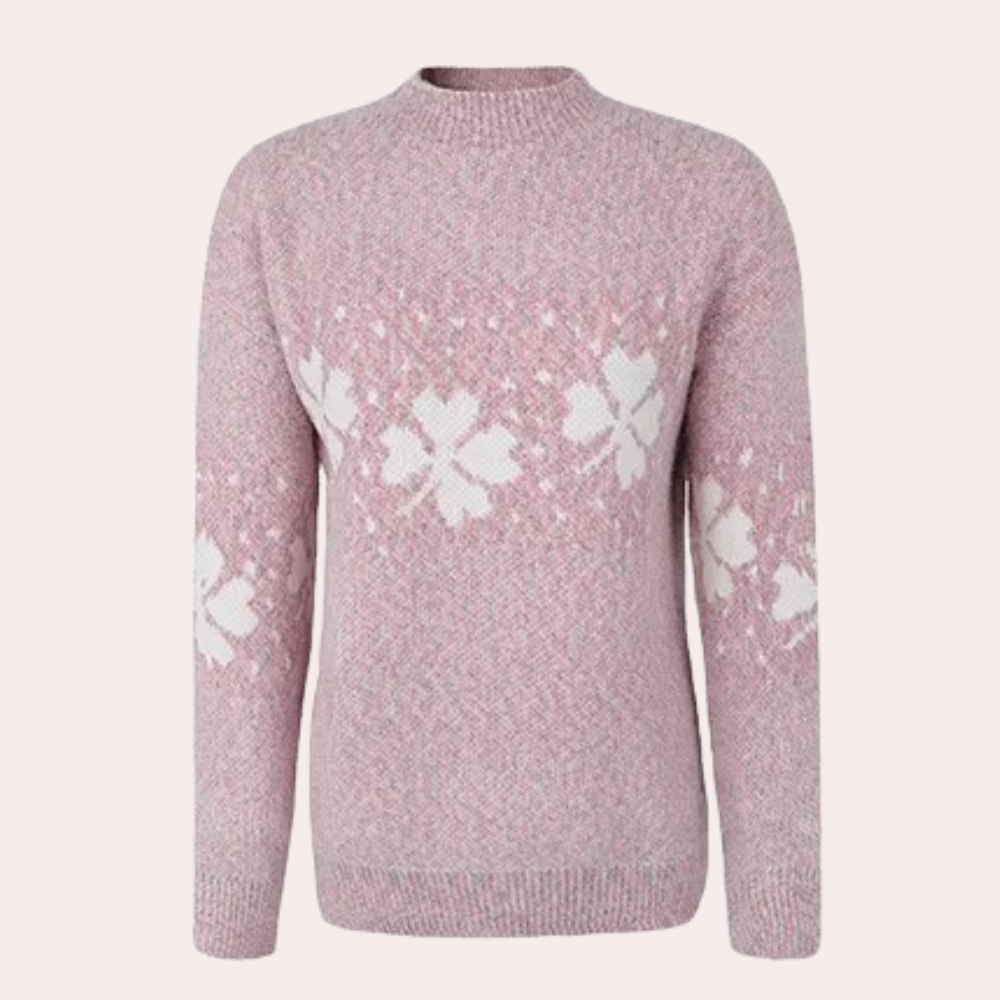Maglione Invernale con Fiocchi di Neve | Morbido e Caldo | Stile Cozy Chic