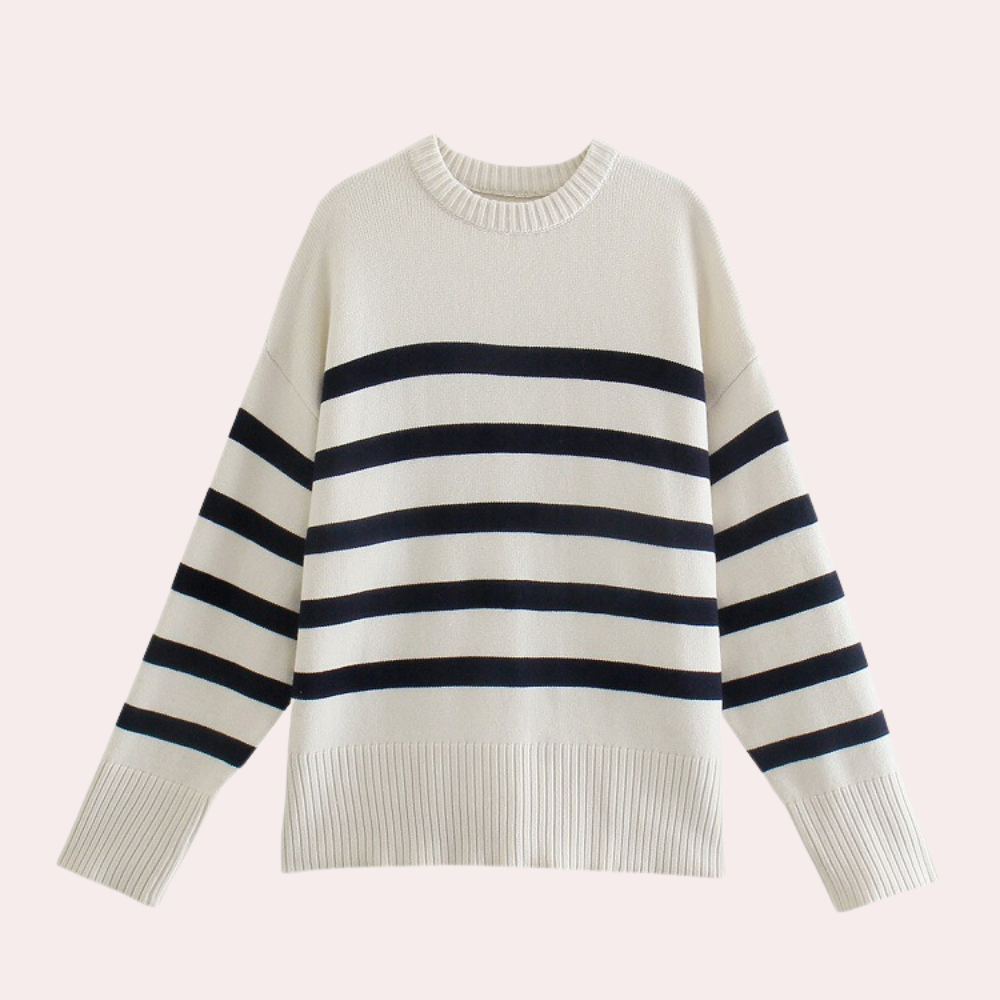 Maglione Oversize a Righe | Stile Classico | Morbido e Confortevole