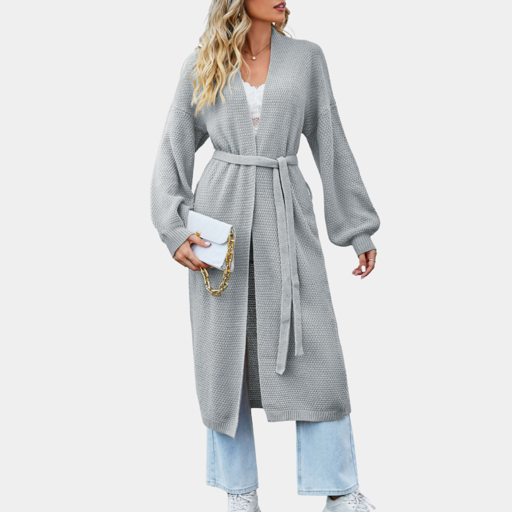 Cappotto Lungo con Cintura | Leggero e Versatile | Stile Elegante