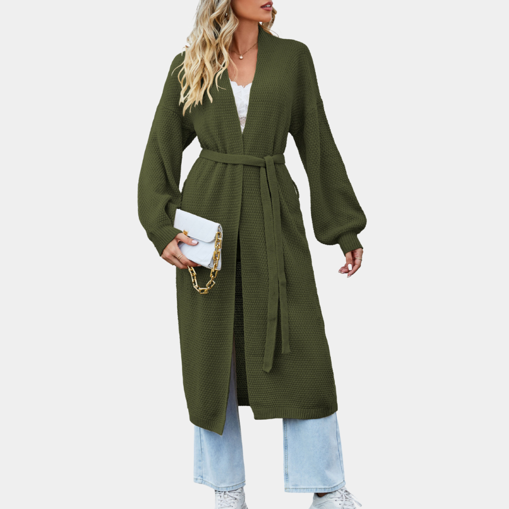 Cappotto Lungo con Cintura | Leggero e Versatile | Stile Elegante