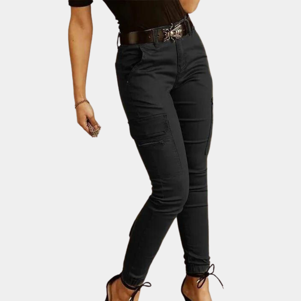 Pantaloni Cargo Skinny | Vita Alta | Stile Urban e Femminile