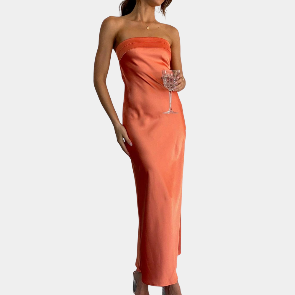 Abito Lungo in Raso | Elegante | Sensuale & Raffinato