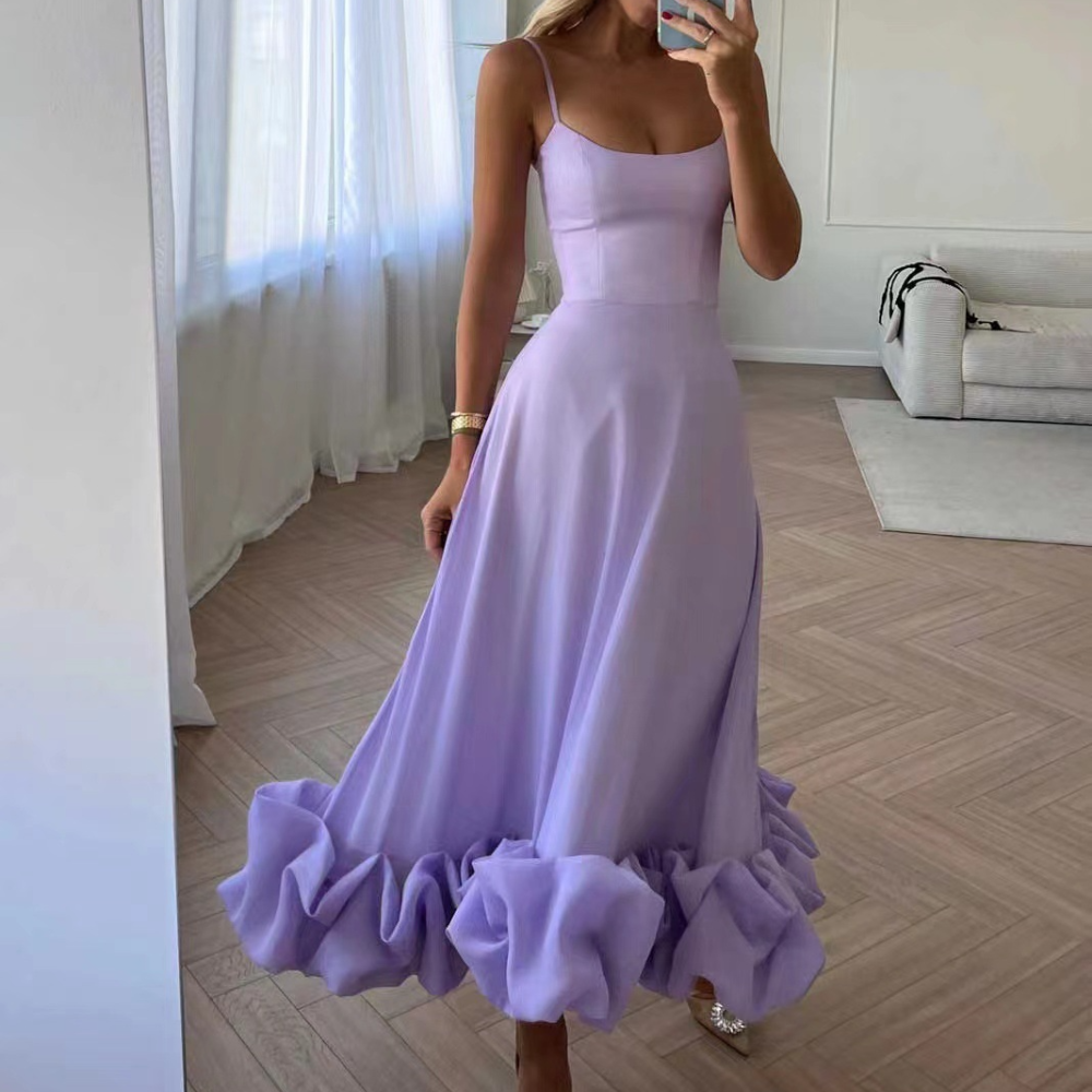 Abito Lungo con Balze | Romantico | Elegante & Fluttuante