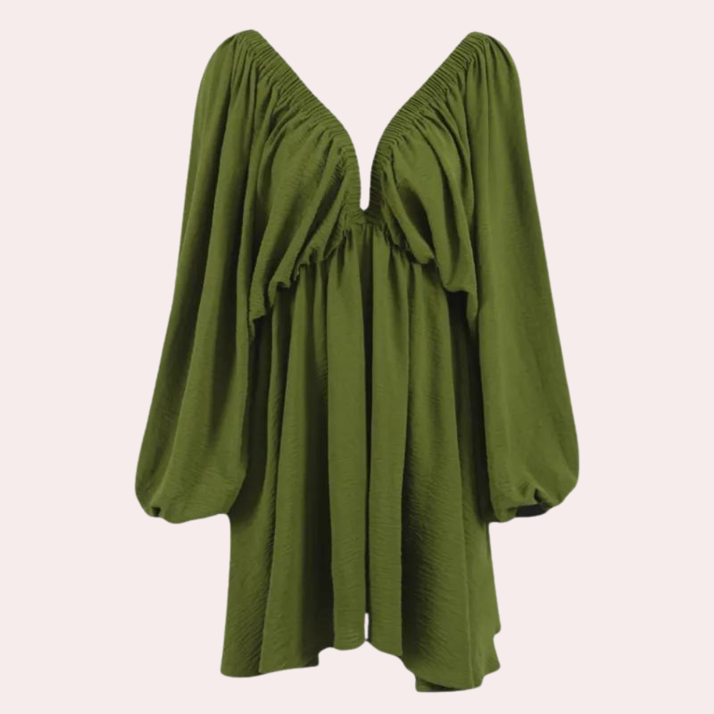 Mini Abito Elegante | Maniche a Sbuffo | Sensuale e Sofisticato