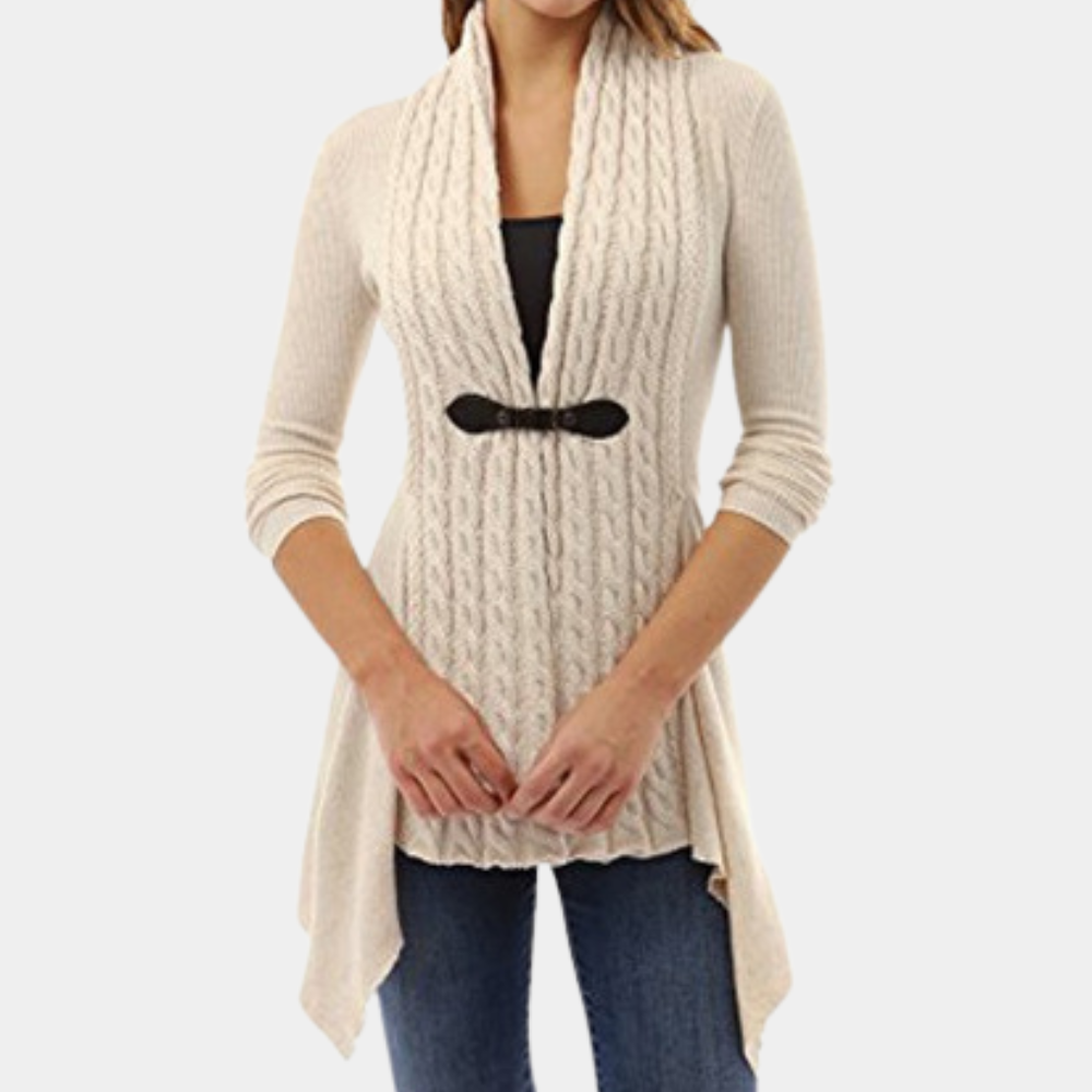 Cardigan in Maglia con Fibbia | Stile Elegante | Morbido e Versatile