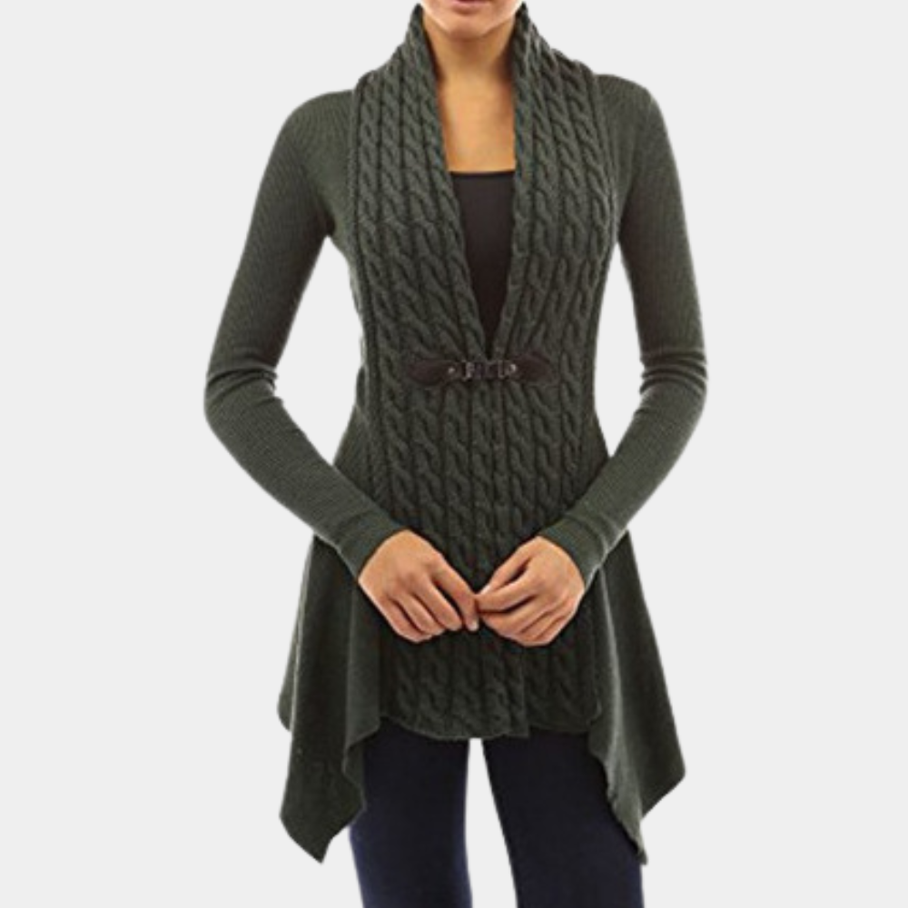 Cardigan in Maglia con Fibbia | Stile Elegante | Morbido e Versatile