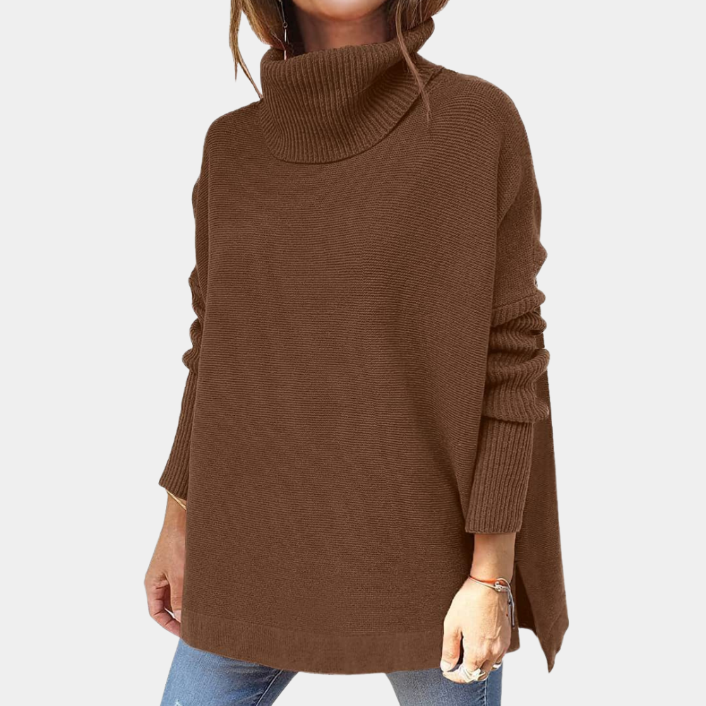Maglione Dolcevita Oversize | Misto Cotone | Elegante e Minimal