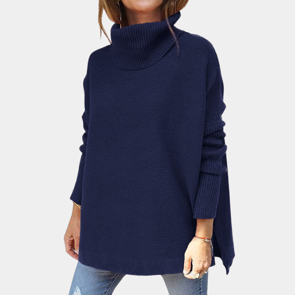 Maglione Dolcevita Oversize | Misto Cotone | Elegante e Minimal