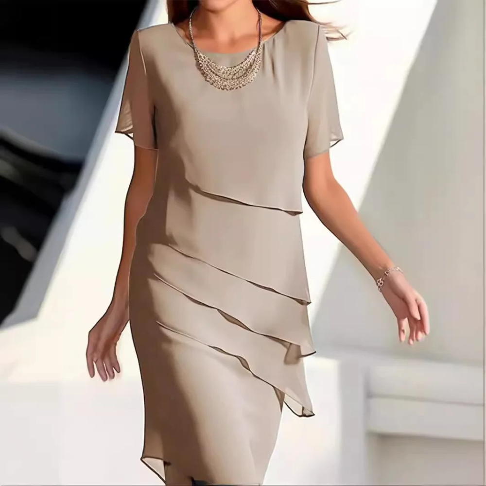 Abito Midi Elegante | Raffinato & Versatile | Perfetto per Ogni Occasione