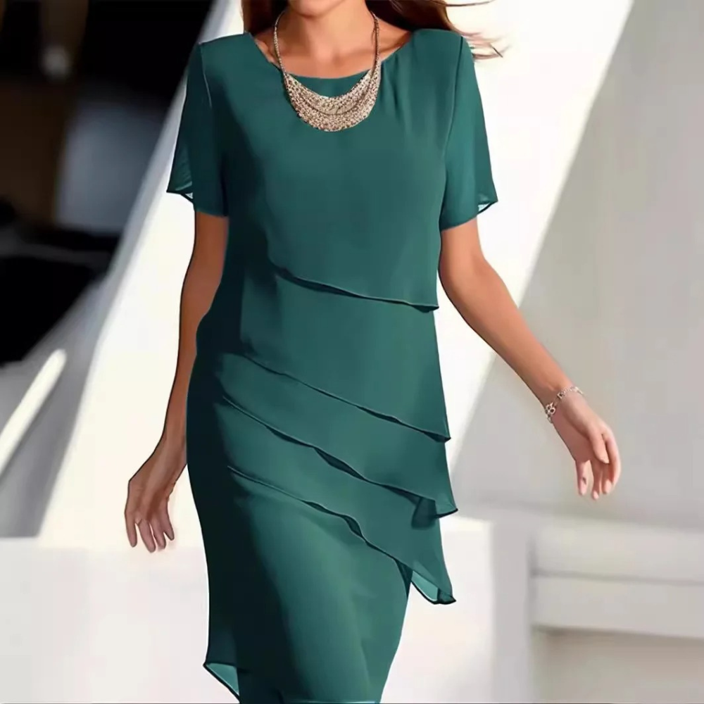 Abito Midi Elegante | Raffinato & Versatile | Perfetto per Ogni Occasione